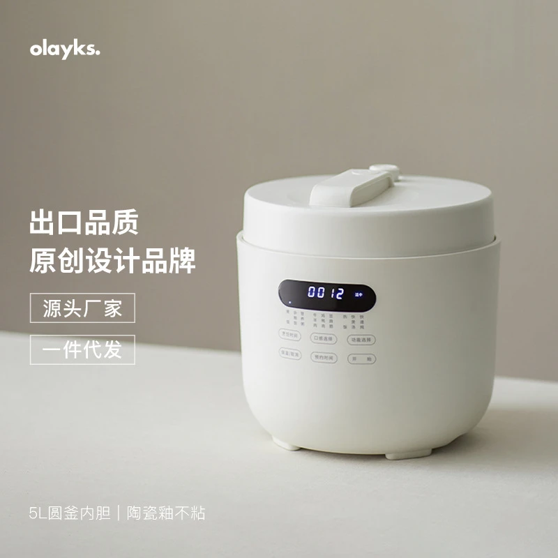 【5升容量】olayks立时日韩定制电压力锅家用5L容量多功能高压饭煲