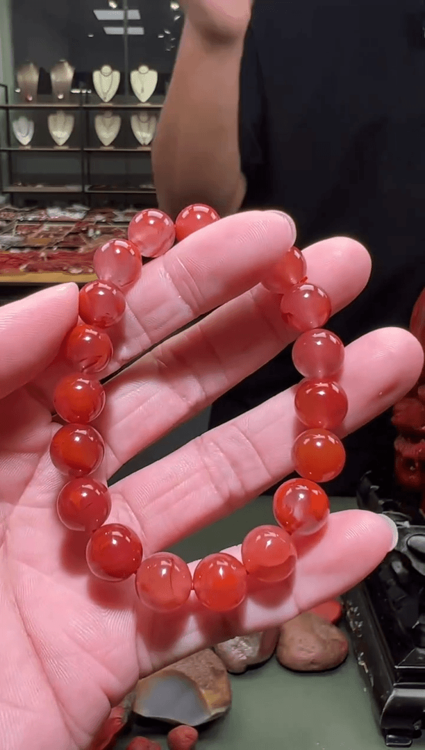 【闪购商品】南红玛瑙单圈手串未镶嵌一条约10mm 多样性发货