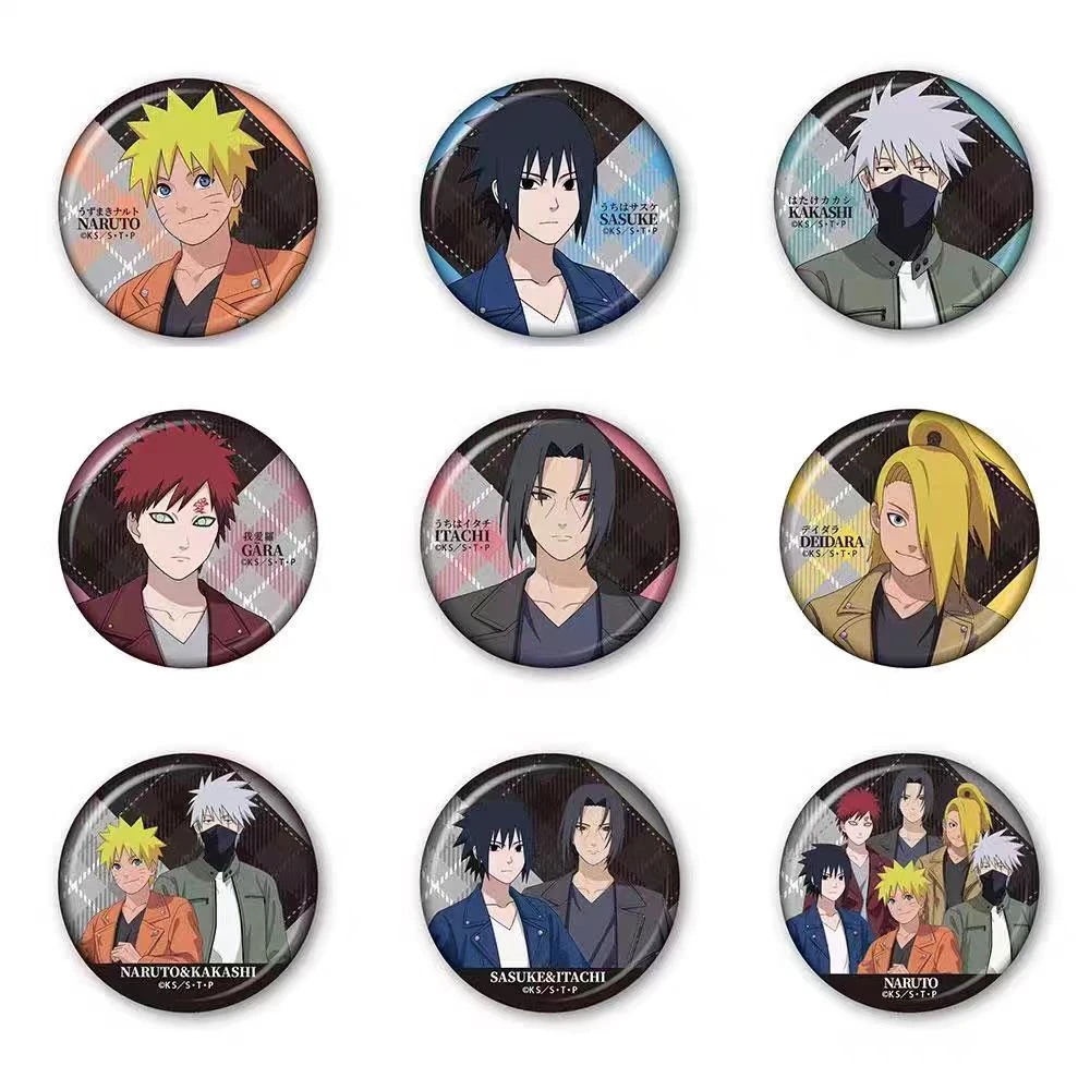 大程【拆盒】《火影忍者》正版日谷潮服系列徽章盲盒（代拆）