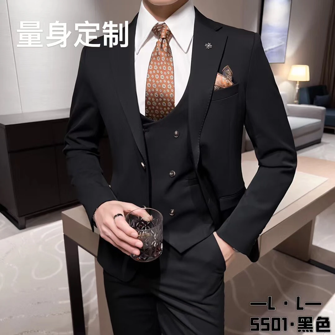 量身定制西服套装修身婚礼结婚礼服工作商务休闲西服套装