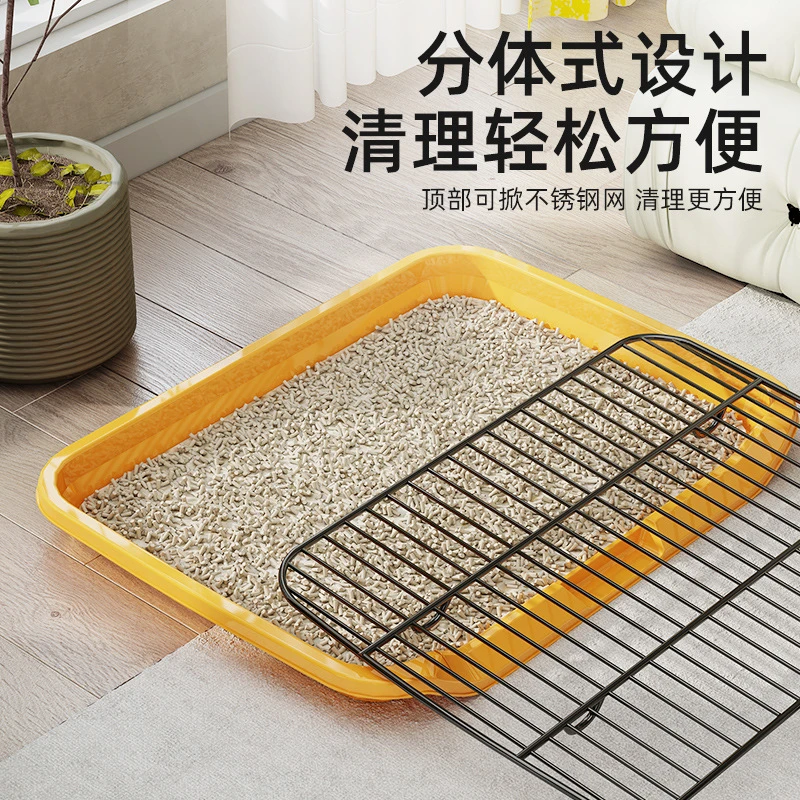 狗厕所平板式防尿溅易清洗狗便盆小中大犬宠物超大号狗尿盆狗厕所
