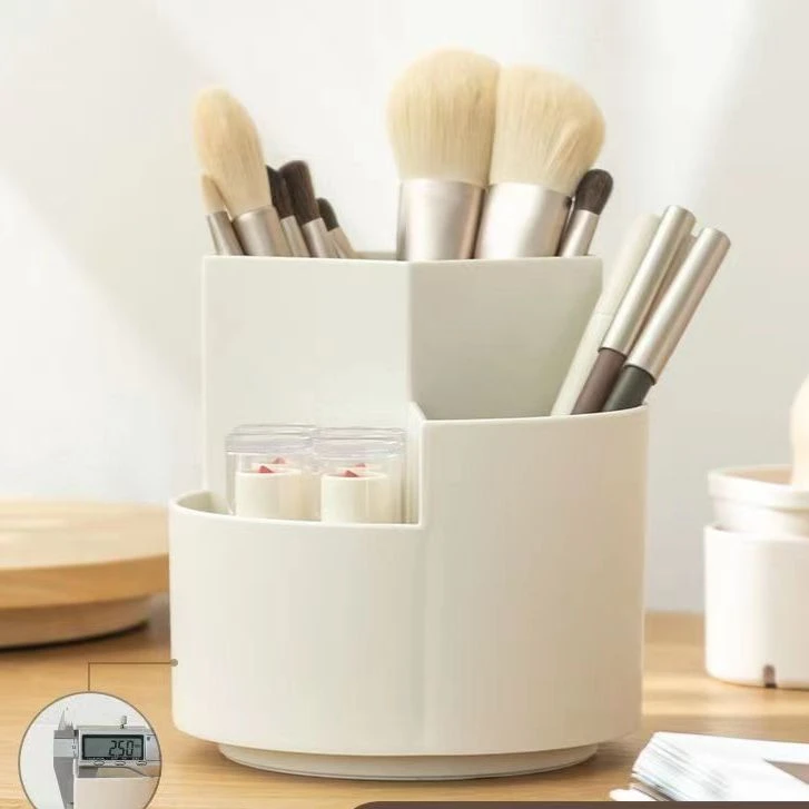 360度旋转笔筒多功化妆收纳盒尚可爱文具学生桌面北欧个性ins风