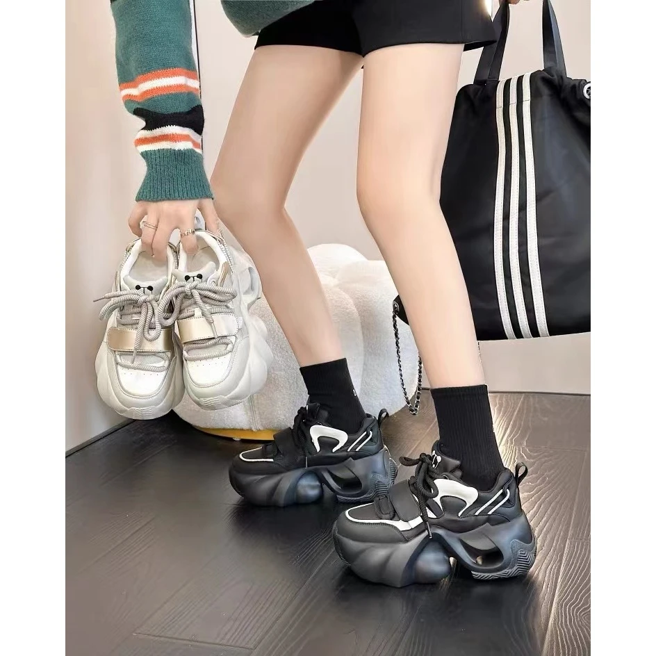 厚底老爹鞋女新款百搭小个子增高休闲运动鞋女C3-3969