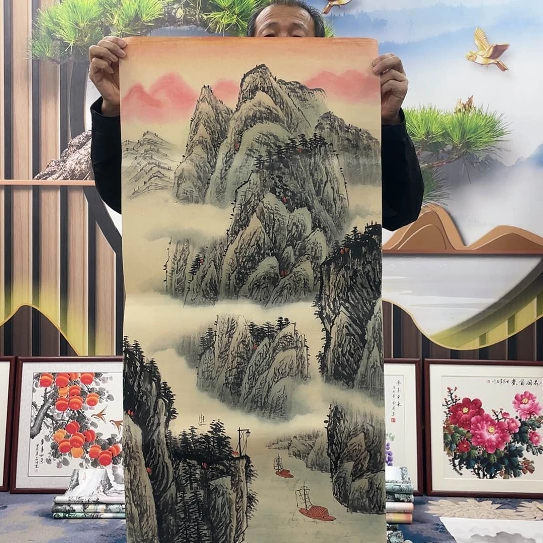 书法山水画手绘画37
