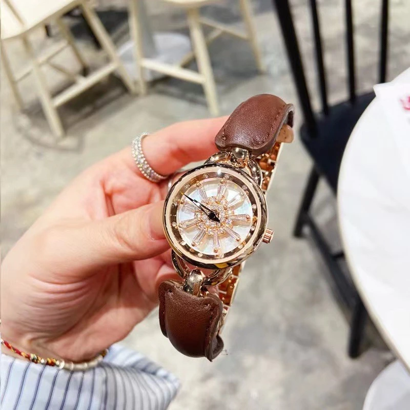 Q2 奢品汇定制手镯式女表小表盘时来运转腕表5823 Y
