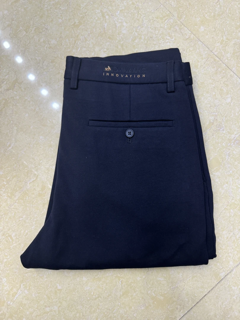 （301）高端男士秋冬商务休闲小直桶裤保暖弹力