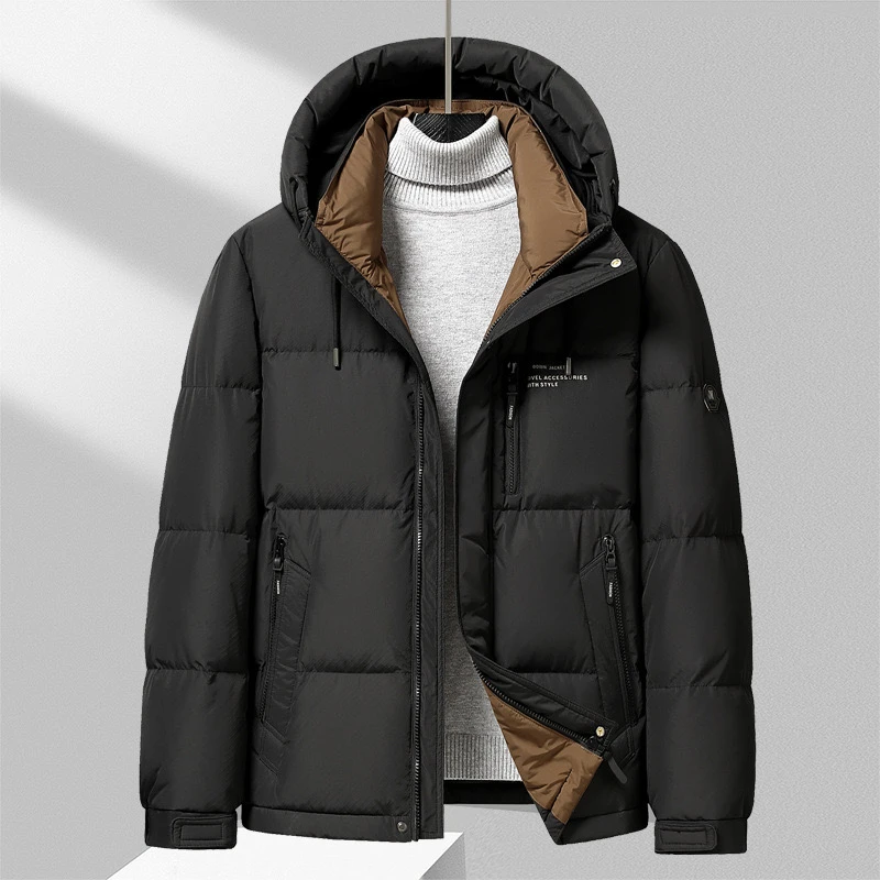 1.2男士新款冬款外套短款休闲轻奢防风保暖舒适百搭加厚加厚天气