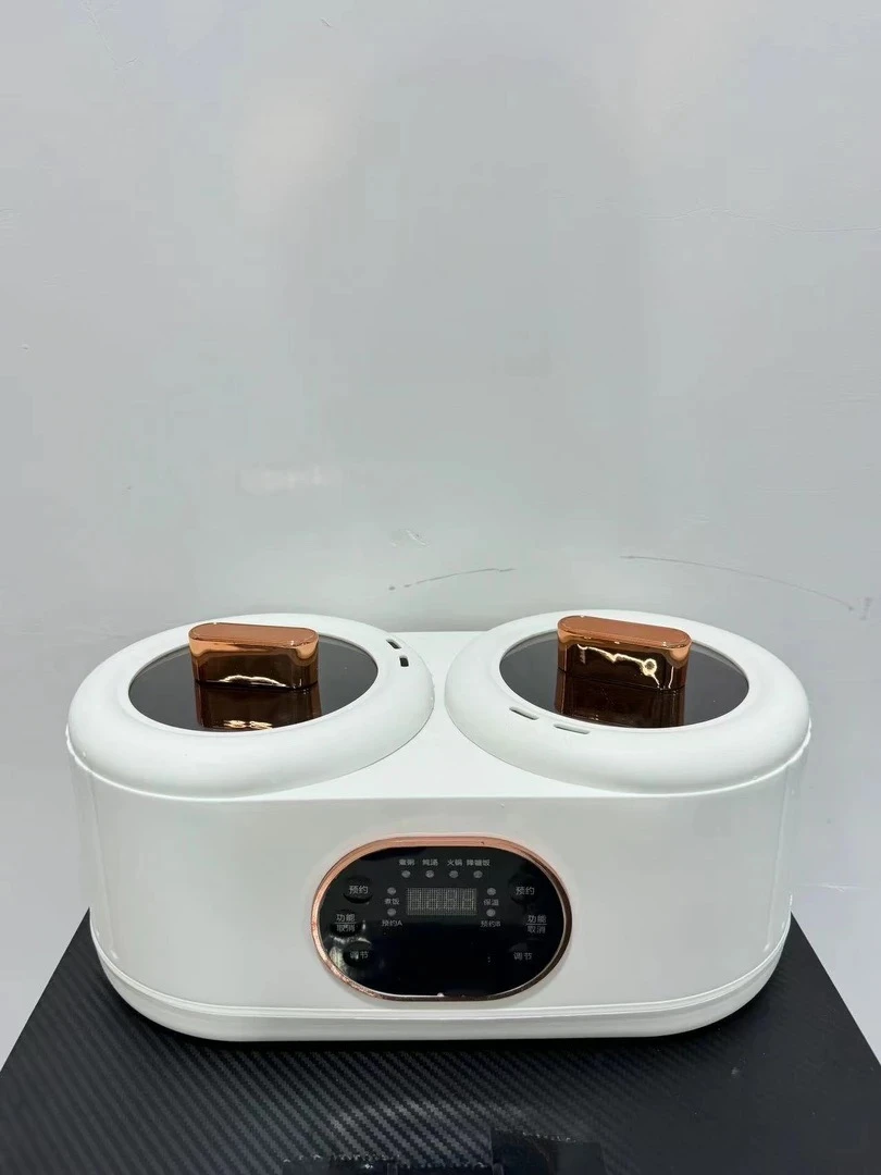 双胆电饭煲多功能电火锅智能电煮锅家用全自动智能保温一体鸳鸯锅