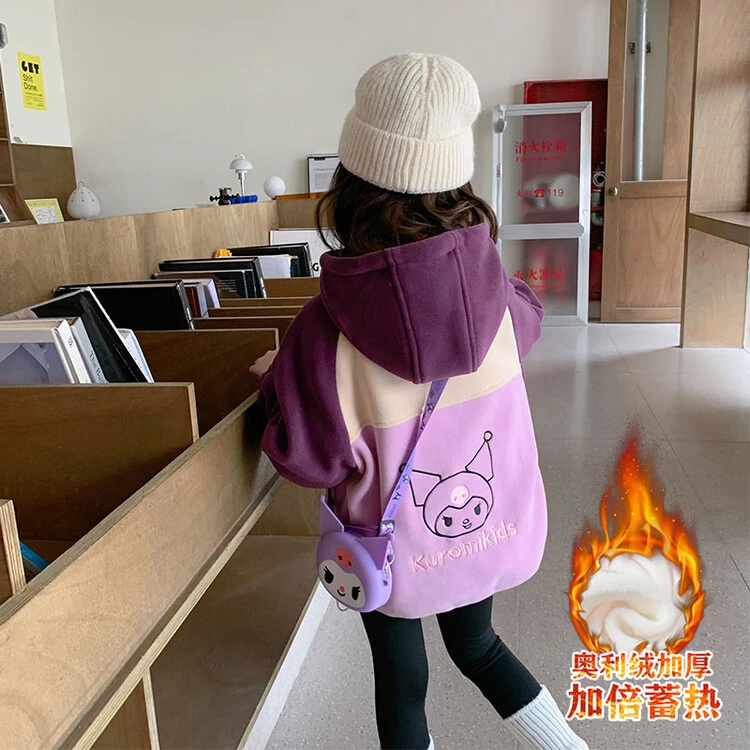 女童洋气宝宝连帽中大童韩版冬季蓄热中长款加厚加绒超厚棉袄06