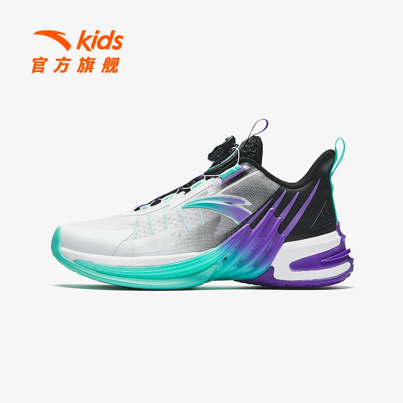 安踏儿童男大童篮球鞋2024秋季新款透气舒适防滑减震运动篮球鞋子