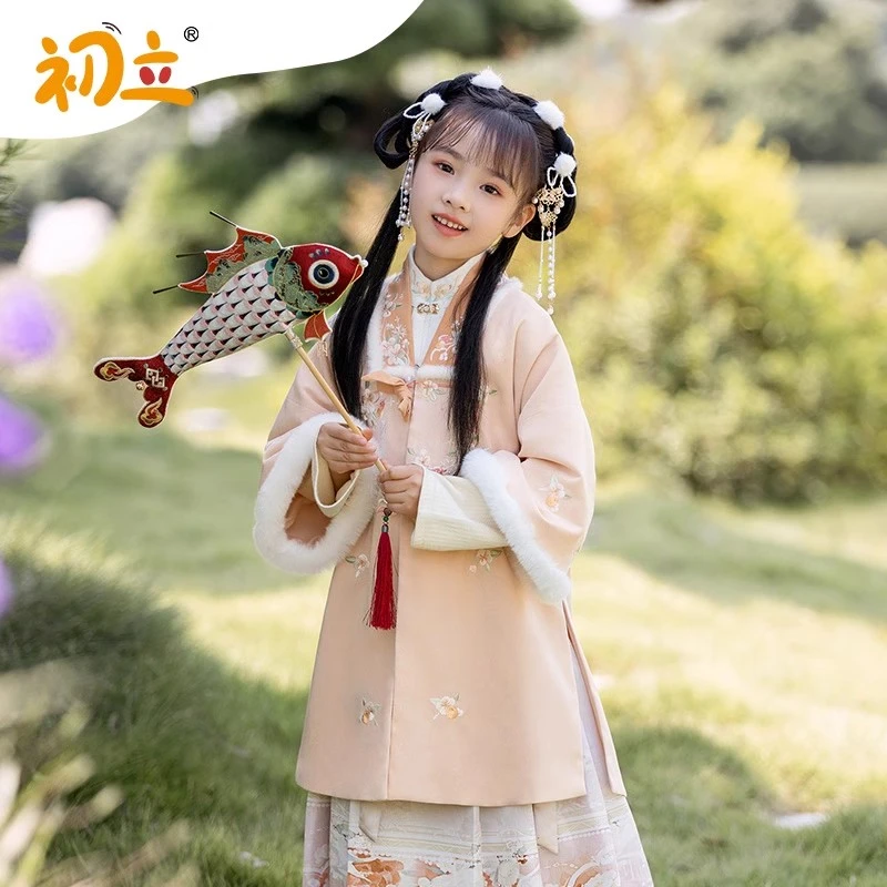 【暖果儿-不含中衣】秋冬国风儿童汉服套装汉服女童装