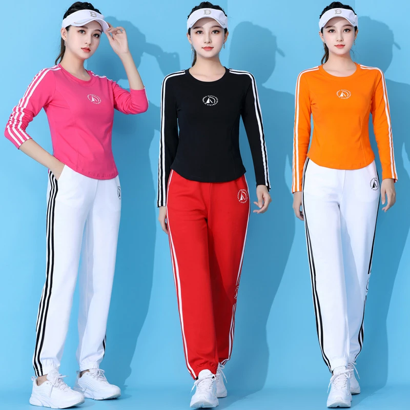广场舞套装女装2023秋冬新款女款服装跳舞上衣单件套装衣服跳舞裤