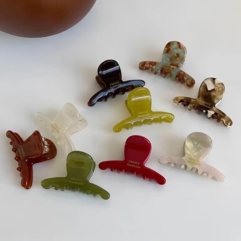 韩国FRANCE (满20包邮 )醋酸迷你碎发夹 刘海夹头顶夹 半抓小夹子