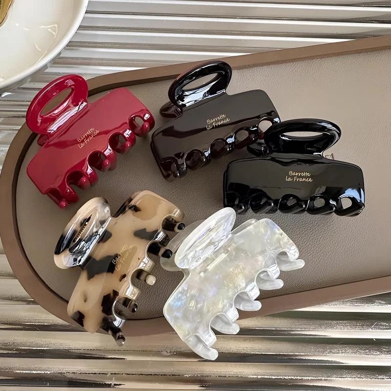 非金属发夹ins小抓夹半抓马尾夹刘海夹头发小夹子百搭小众女孩