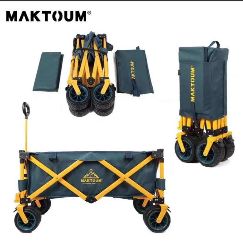 马科途MAKTOUM聚拢静音越野轮营地露营郊游野餐推车户外手拉车
