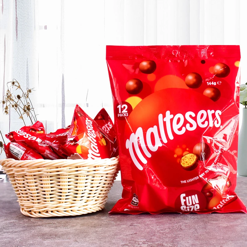 Maltesers/麦提莎麦丽素脆心牛奶巧克力球休闲儿童零食年货送礼