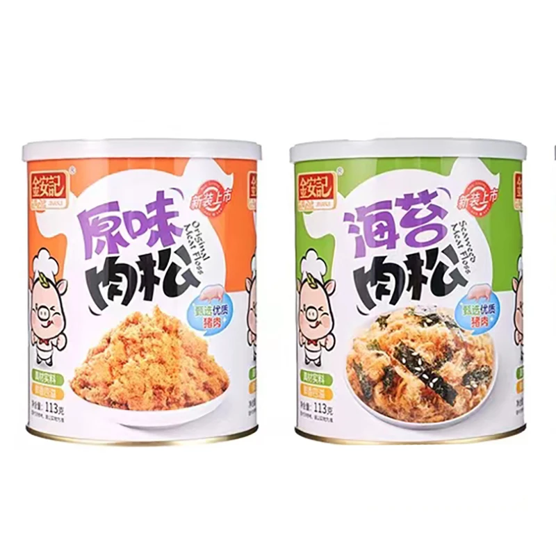 金安记猪肉松无豌豆粉辅食拌粥拌饭肉绒面包纯肉松面包寿司夹心