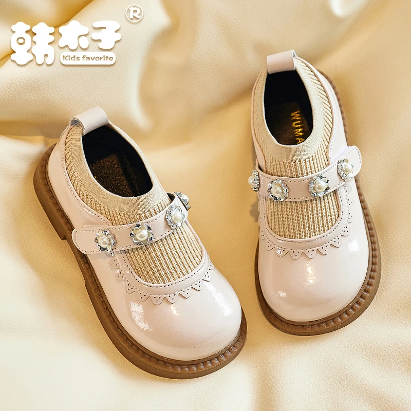 女童皮鞋单鞋软底女童鞋春秋儿童公主鞋小皮鞋女洋气2024新款鞋子