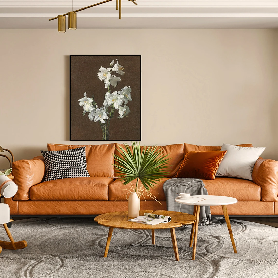 油画客厅玄关装饰画挂画（定制链接）