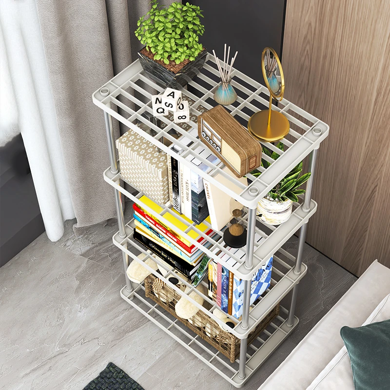 浴室置物架落地多层洗手间货架简约整理架多功能客厅简易储物架子
