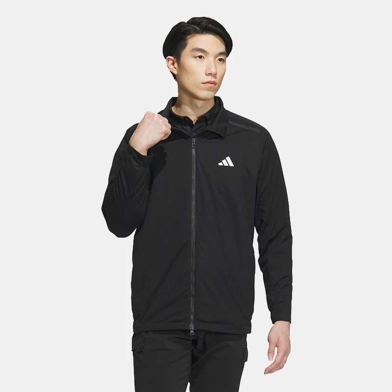 adidas/阿迪达斯高尔夫男士夹克秋冬新款防风夹克golf运动外套