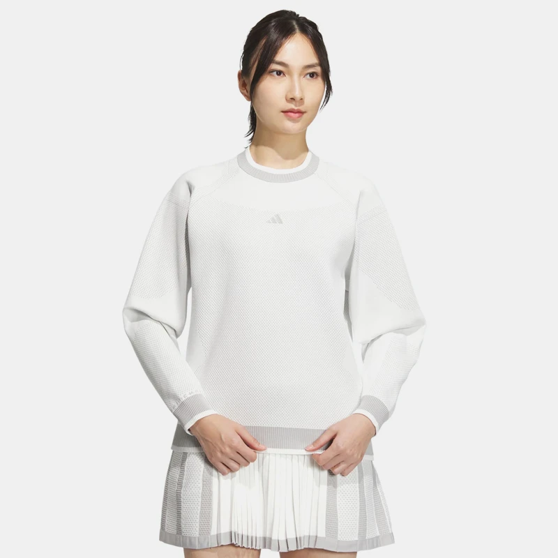adidas/阿迪达斯高尔夫女士长袖运动衫保暖套头衫golf运动卫衣