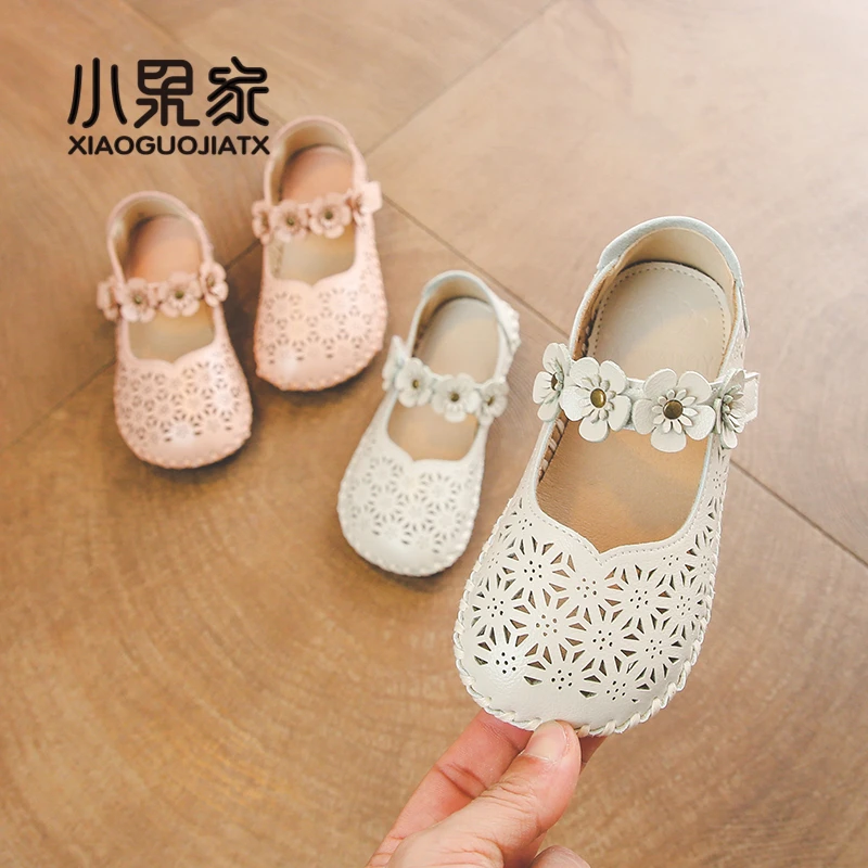 女宝公主鞋女童皮鞋2025夏季软底小皮鞋儿童童鞋小宝宝单鞋女透气