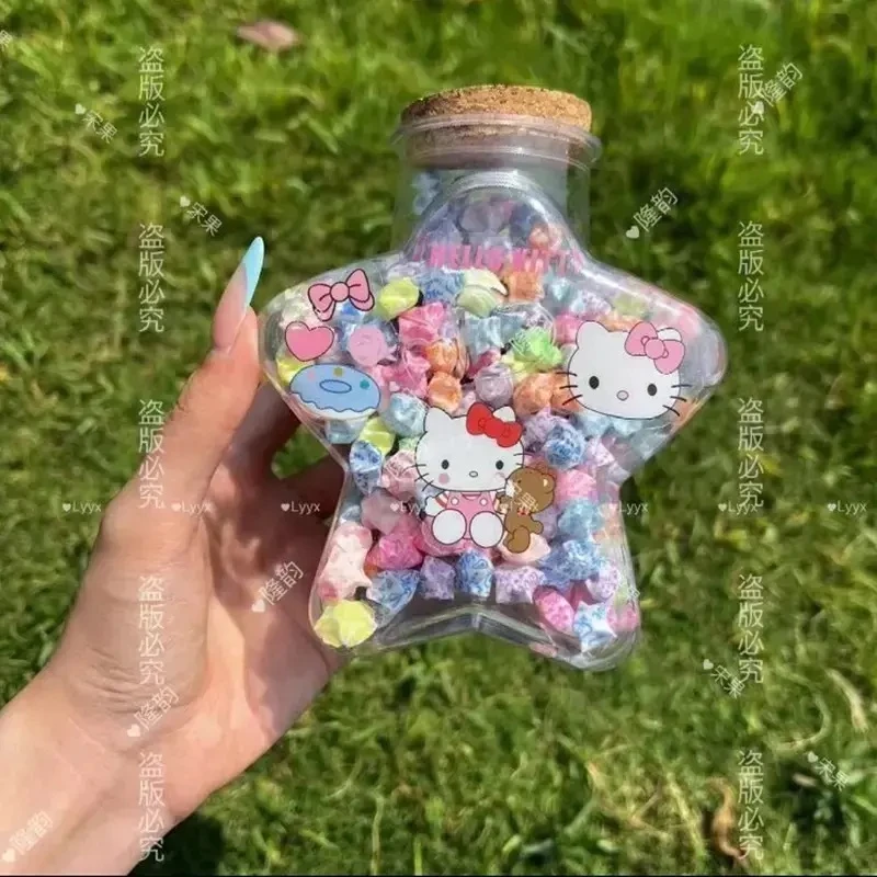 七夕夜光星星折纸幸运星手动DIY发光星星折纸创意礼盒折纸