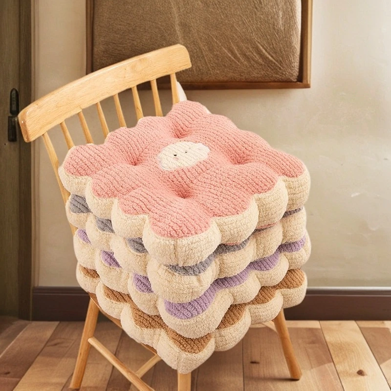 卓茜美坐垫蒲团学生椅子凳子软垫屁垫屁股垫靠垫饼干形久坐减压