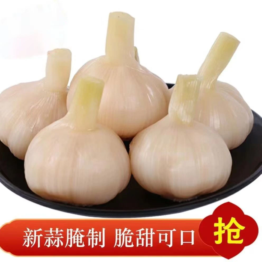糖醋蒜糖蒜正宗泡菜腌蒜大蒜头腊八蒜甜蒜自制醋泡蒜下饭菜腌菜