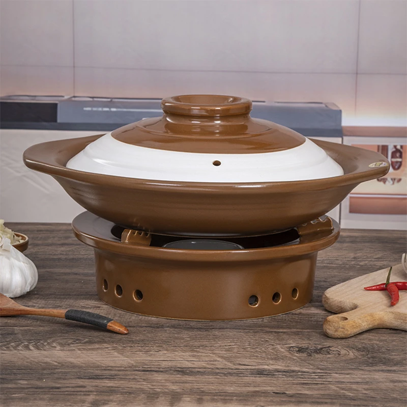 干烧不裂明火耐高温浅煲黄焖鸡米饭煲仔饭商用定制款