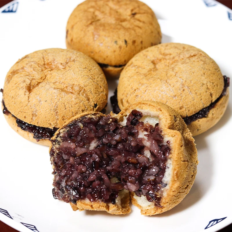 【15包】麻薯紫米面包麻薯紫米夹心早餐面包代餐零食麻薯高能感好吃