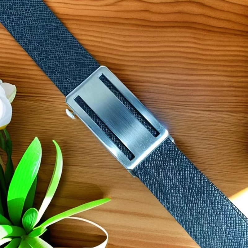 意大利头层牛皮+无牙自动扣）男士休闲手工经典宽约3.4cm厚约4.0mm