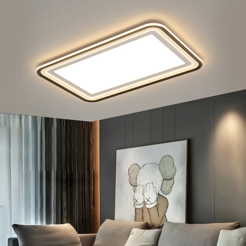 奢煌北欧轻奢客厅吸顶灯LED卧室灯具现代简约大气主灯具组合全屋