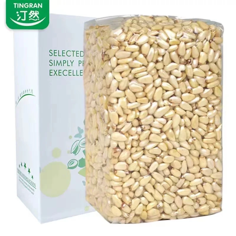 汀然红松子仁500g/250g天然熟大颗粒免剥去壳松籽仁休闲零食100g