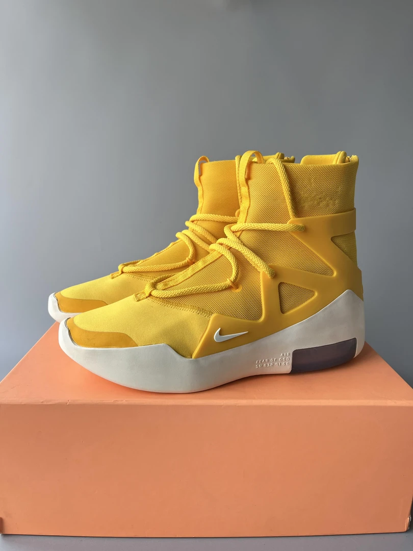 Nike FOG 亲友限定 黄色 篮球鞋 40码原盒配件 基本充新