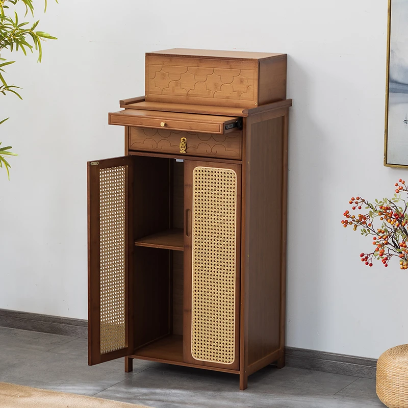 新中式玄关桌家用轻奢供桌条几靠墙条案端景台玄关柜置物架玄关台