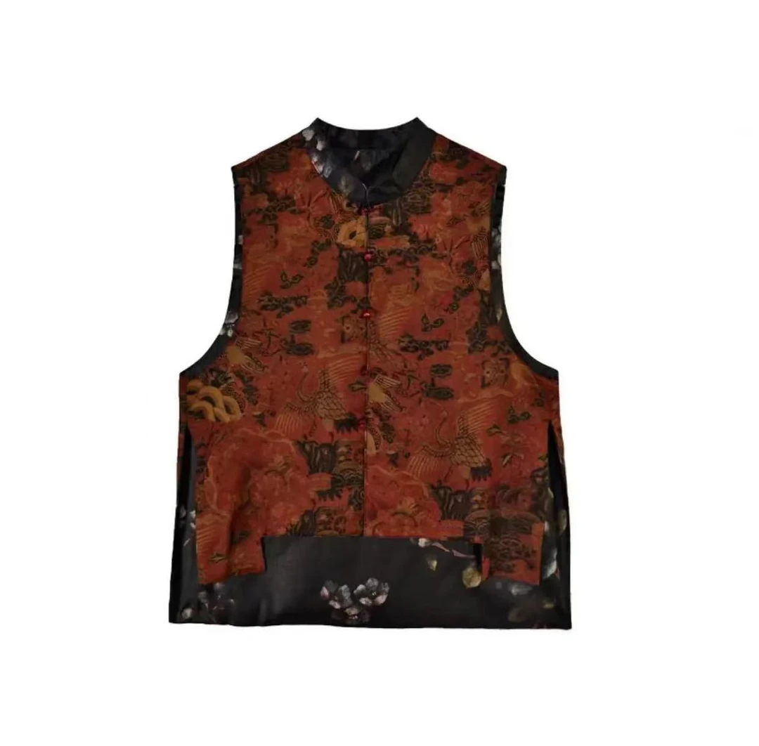 【玉兰花】新中式国风苏式双面刺绣马甲