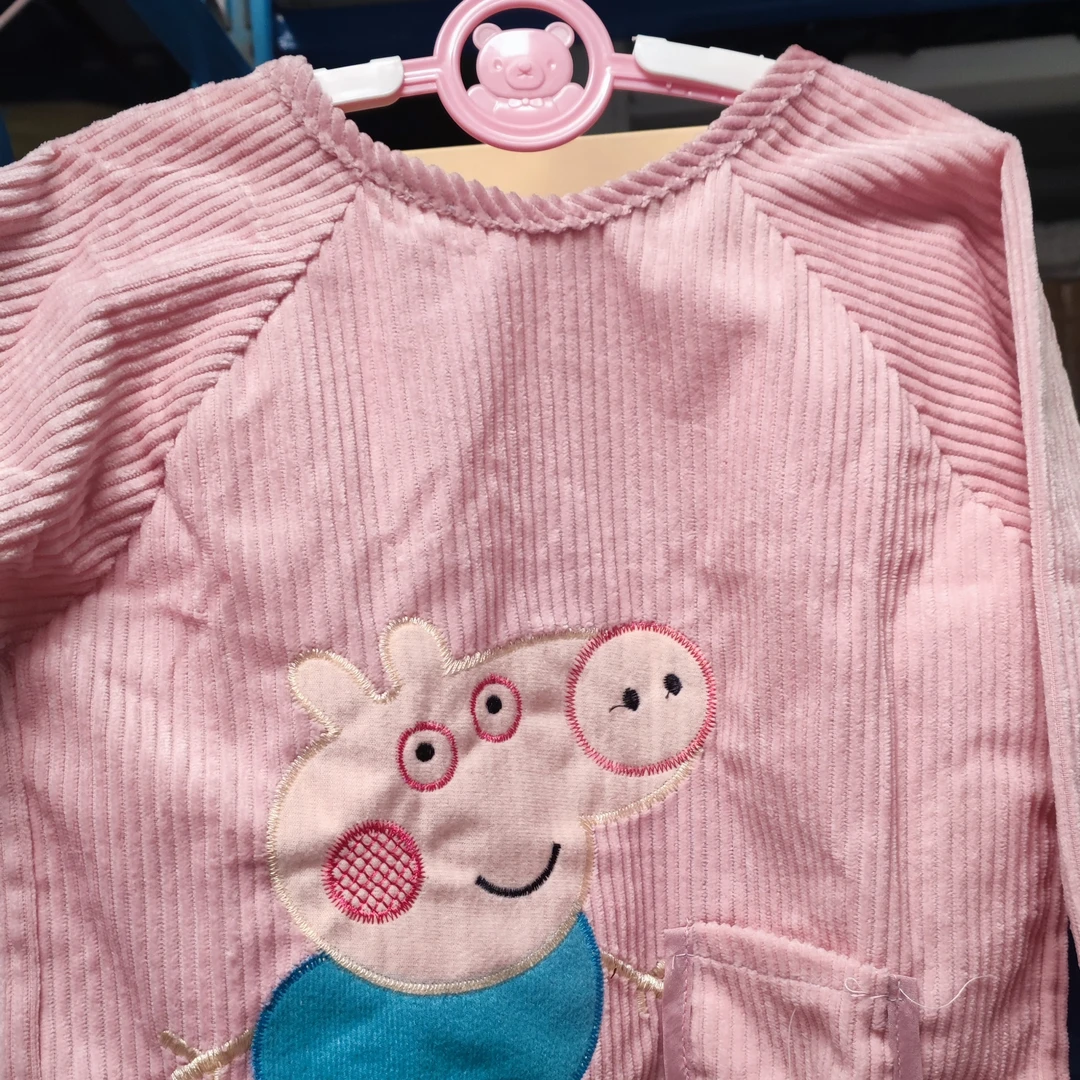 儿童防水罩衣宝宝吃饭反穿衣长袖围裙幼儿园画画衣