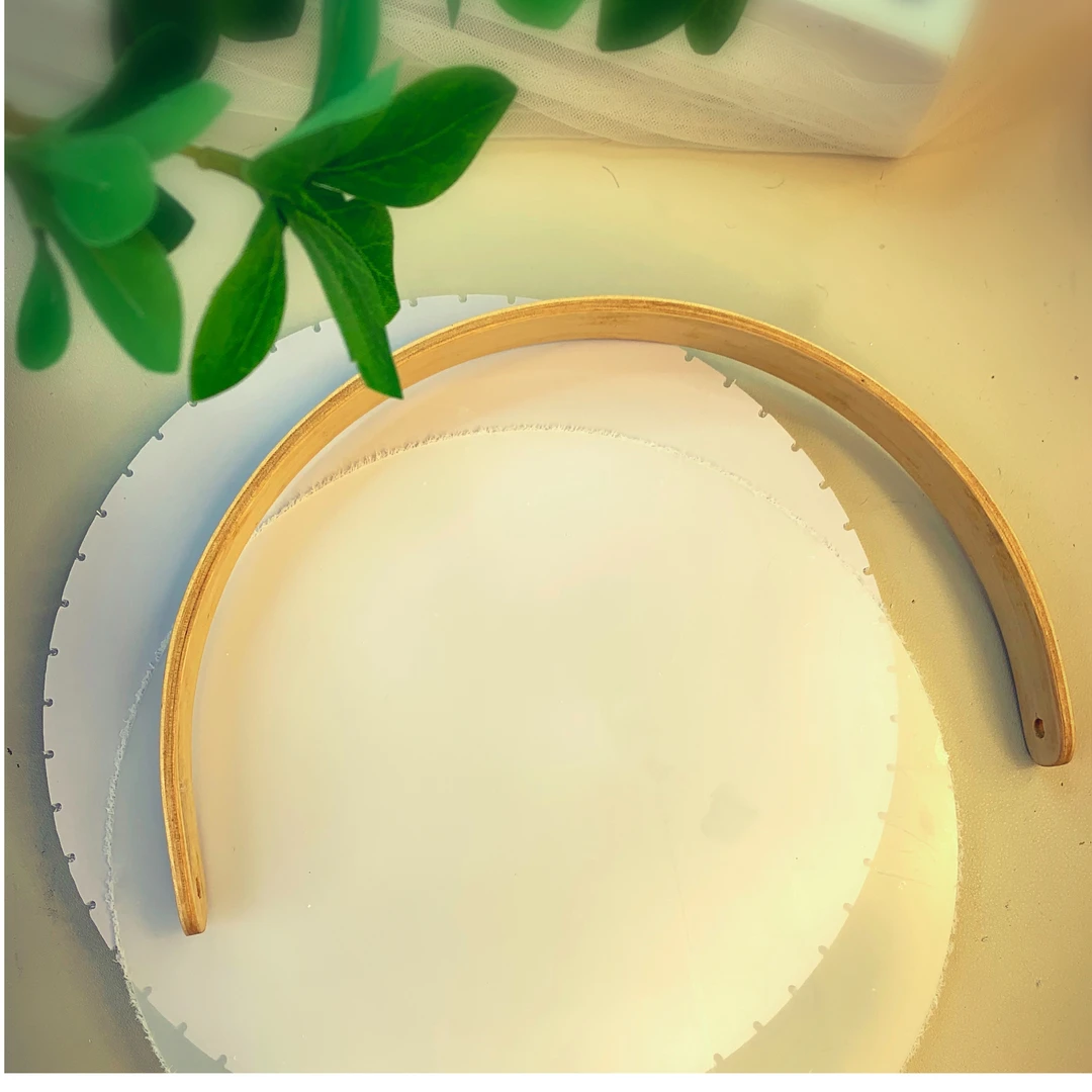 【木提手+雪弗板】木质内圈装饰木圈木质工艺品配件复古怀旧卧室