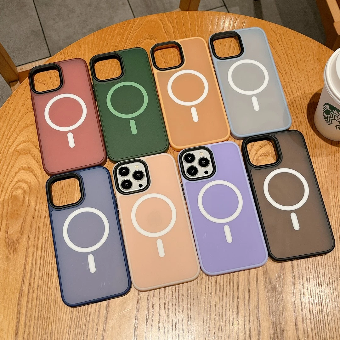 JUSY苹果13/12/11手机壳Magsafe磁吸iPhone13promax保护套情侣款