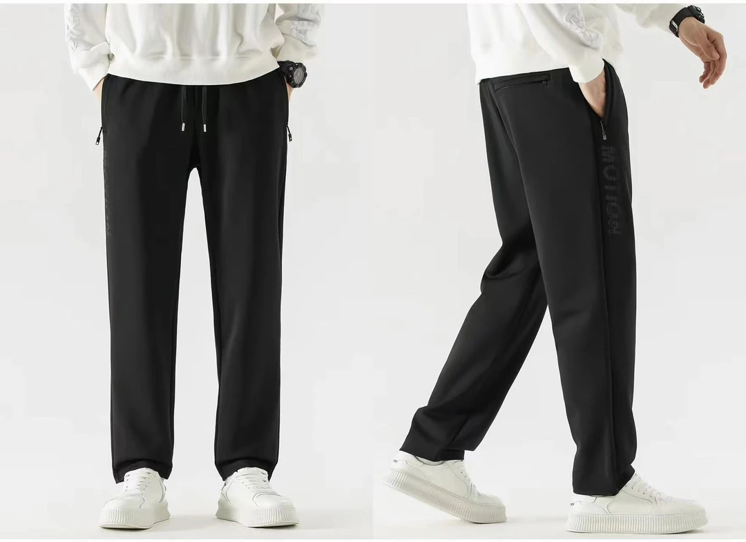 【纯色休闲裤】秋季男士休闲裤百搭黑色86990