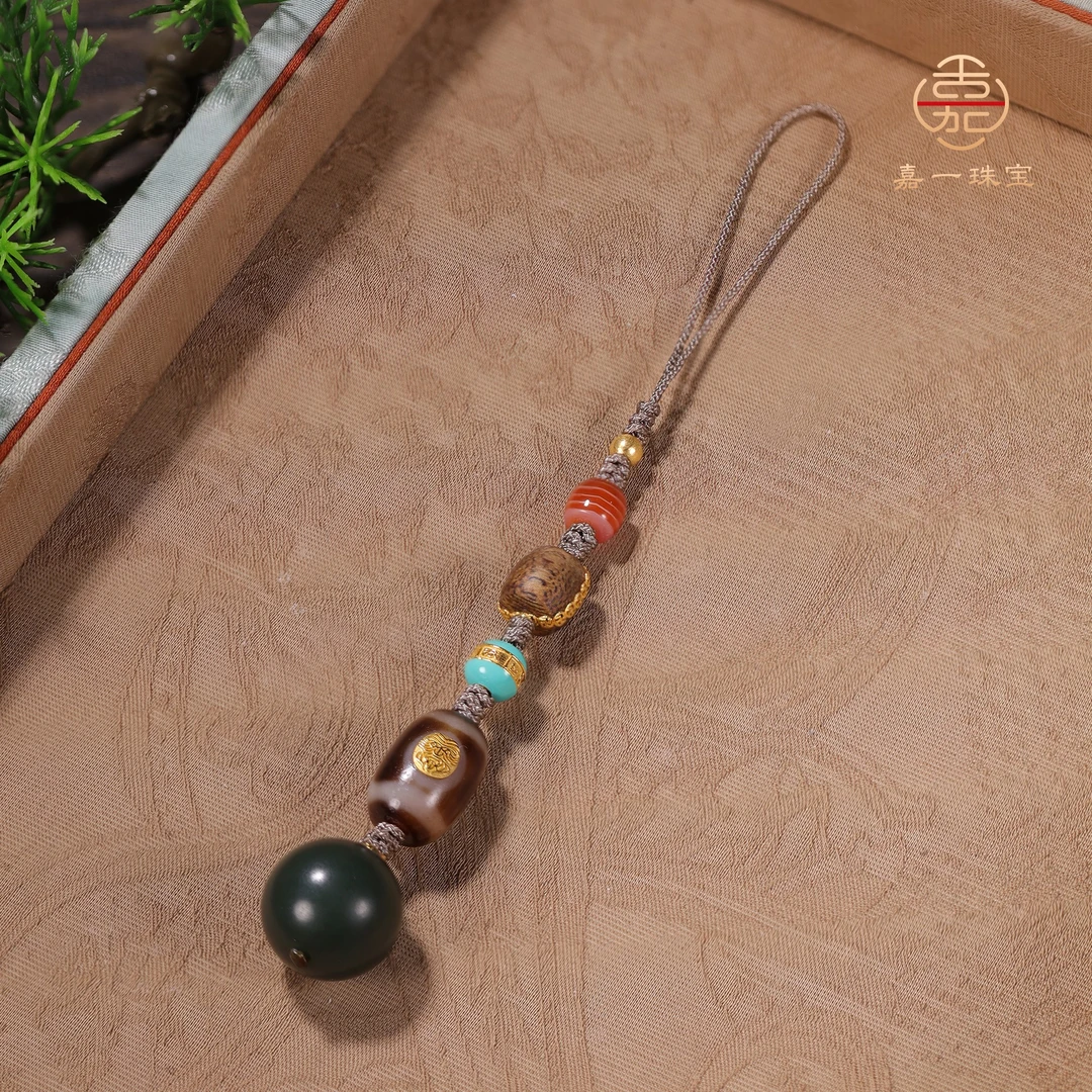 【嘉一珠宝】扎基拉姆塔青原创设计手机挂