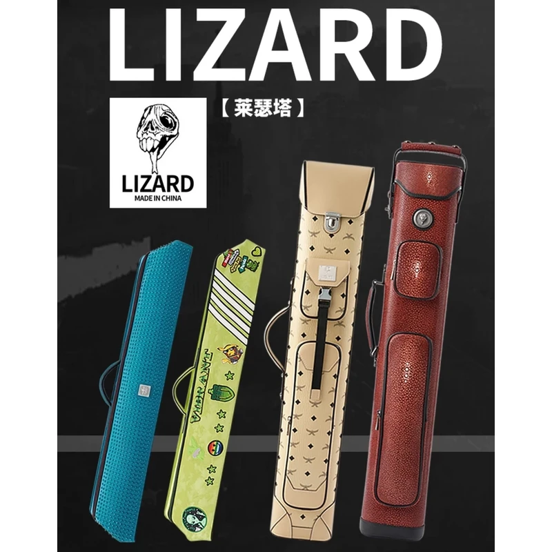 Lizard莱瑟塔杆包意大利进口大容量7孔大头杆包1/2台球杆包球杆包