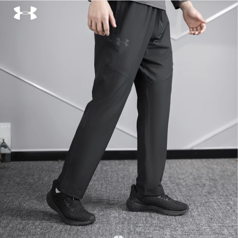 XL/2XL码丨安德玛大码运动裤男秋季新款梭织健身训练裤弹力长裤