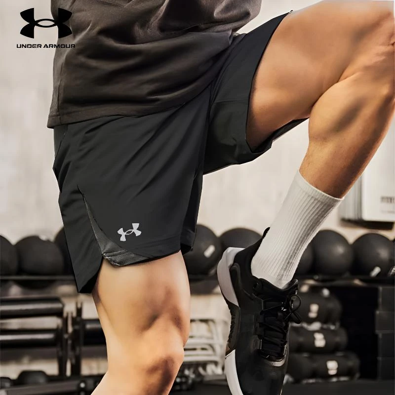 UA安德玛短裤男时尚宽松速干舒适休闲透气新款户外小码健身运动裤