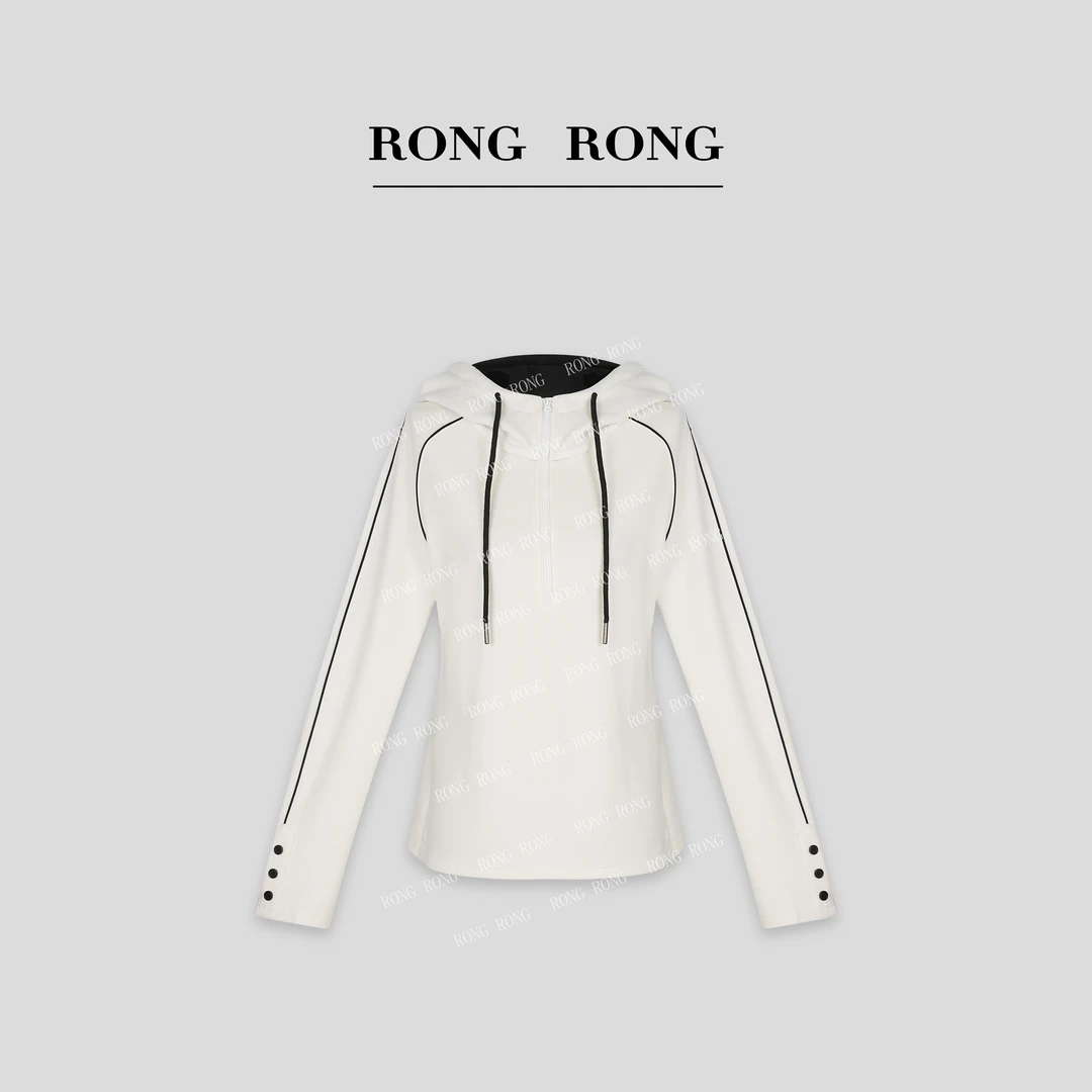 溶溶【星诗岛序】RONGRONG 莱塞尔暖姜纤维混纺保暖帽衫 U-A8965966