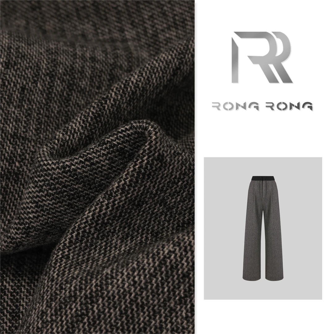 W【灰调山岚】RONGRONG溶溶 秋冬显瘦保暖加绒休闲裤C-I205666- K00
