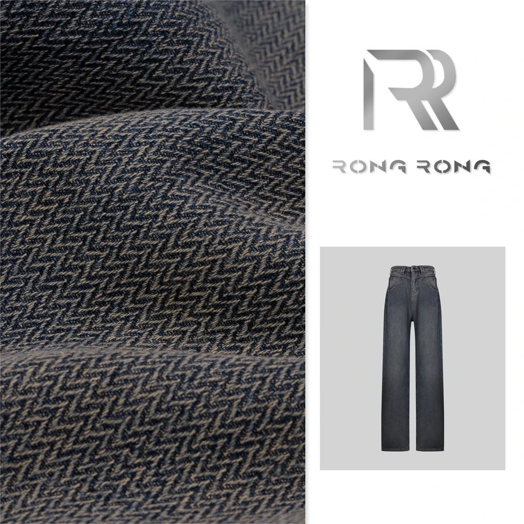 W【怀旧蓝幽】RONGRONG溶溶  时尚显瘦百搭裤子H804050517-10.25 K0