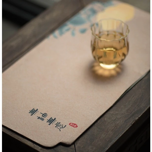 功夫道家用防水古风茶席清供图布艺茶席中式桌旗布垫餐垫茶铺茶垫